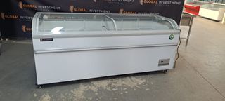 Congelador Industrial con Tapa de Cristal
