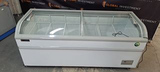 Congelador Industrial con Tapa de Cristal