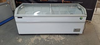 Congelador Industrial con Tapa de Cristal
