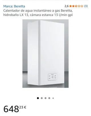 Calentador Beretta Blanco