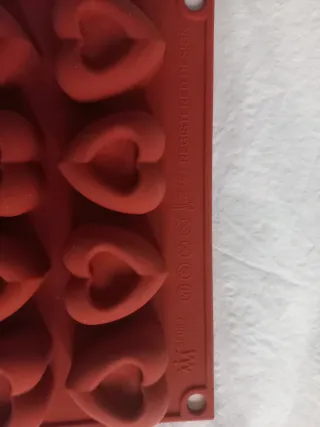 Molde de silicona para 24 corazones