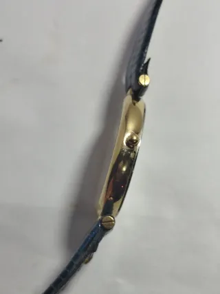 Reloj Grovana Suizo Dorado y Azul