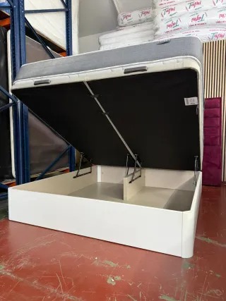 Canapé Flex 180x200 Madera Blanca con Colchon