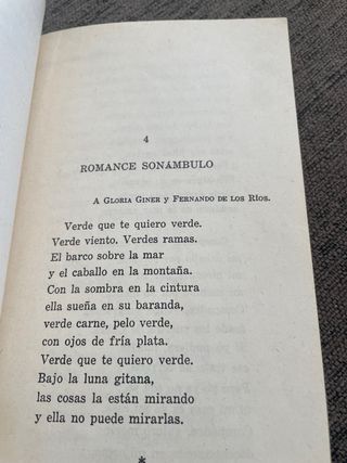 Federico Garcia Lorca Romancero Gitano y Poema del