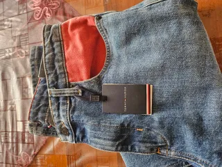 Jeans Tommy Hilfiger Uomo Blu Nuovi