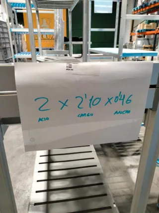 Estanterías frigoríficas grises EKO FIT