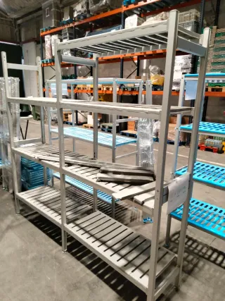 Estanterías frigoríficas grises EKO FIT