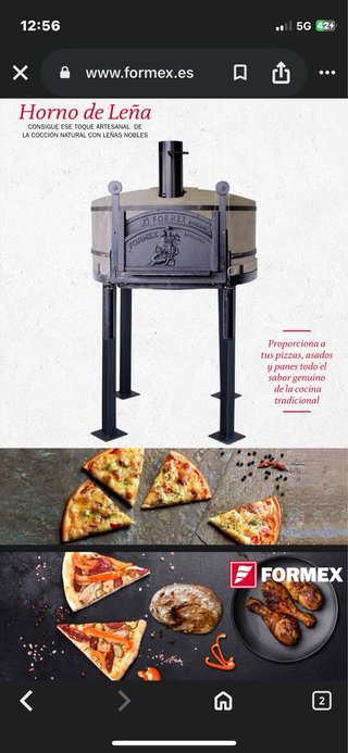 Horno de leña Formex Barcelona