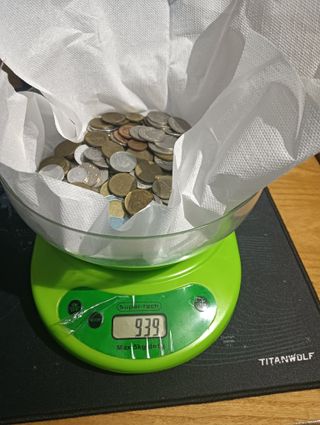 Maxi Lotto Monete Mondiali - Quasi 1 KG (939g)