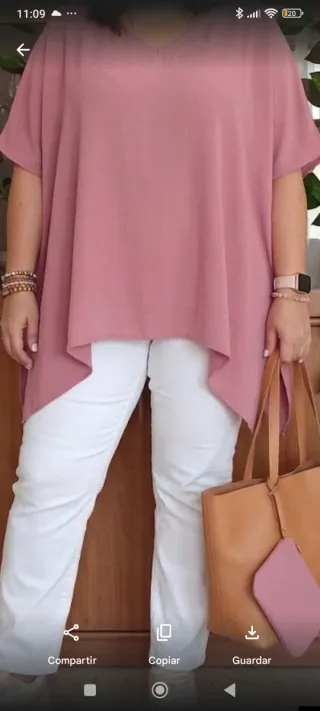 Blusa Emery Rose Talla Grande Rosa