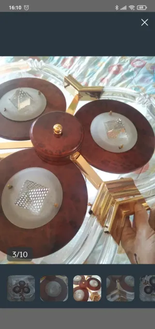 Lámpara vintage de techo