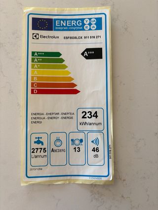 Lavavajillas Electrolux ESF5535LOX