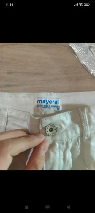 Mayoral shorts niña nuevos 16 años