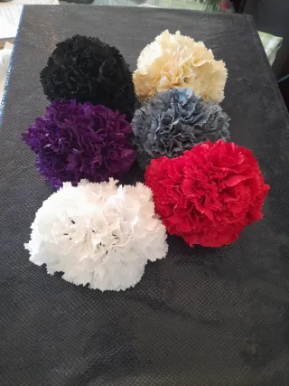 Pendientes flamenca y flor