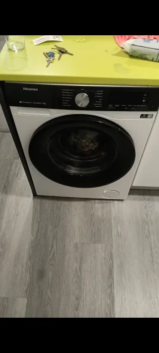 Lavadora Hisense 9kg Casi Nueva