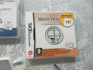 Nintendo DS Blanca con 3 juegos