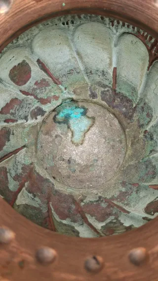 Copri Vaso in Rame Decorato