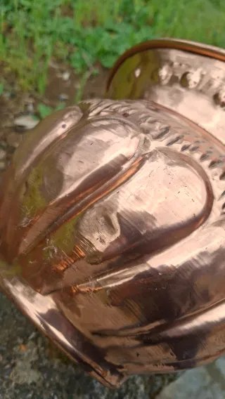 Copri Vaso in Rame Decorato