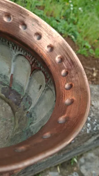 Copri Vaso in Rame Decorato