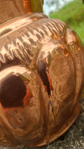 Copri Vaso in Rame Decorato