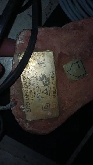 Accesorios terrario: manta térmica y portalámparas