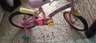 Bicicleta infantil Peppa Pig rosa