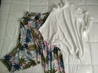 Conjunto Veraniego Blusa y Pantalón Estampado