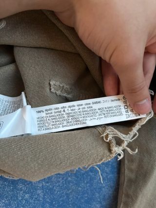 Chaqueta Vaquera Crooped Beihe Zara / Talla L