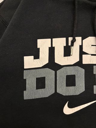 Sudadera Vintage Negra Nike / Talla S