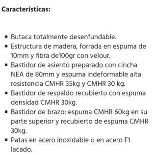 Butaca SANCAL Ártica Naranja