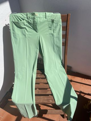 Pantalón de golf mujer verde Chervó