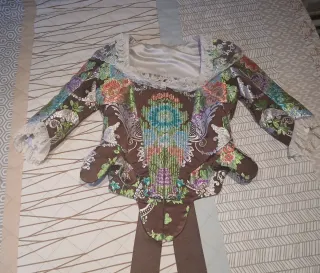 Traje de Fallera Adulta Multicolor