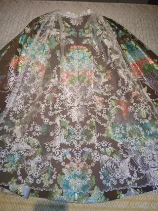 Traje de Fallera Adulta Multicolor