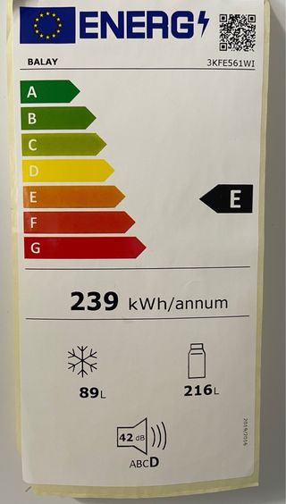 Nevera Balay Combi No Frost 2022 - Como nuevo