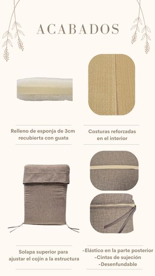 Cojin para tumbona 180x50. Gris