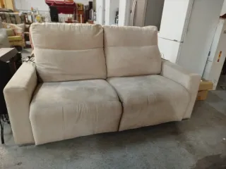 Sofá Eléctrico Beige 2 Plazas