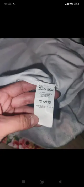 Vestido flores Dolce Petit 12 años