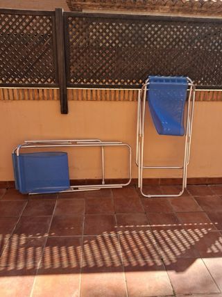 2 Hamacas Plegables Playa Azul
