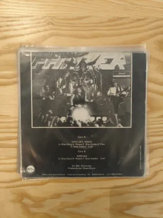 LOTE 4 SINGLES PANZER HEAVY ROCK POWER POP AOR