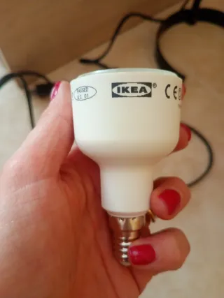 Lámpara de escritorio Ikea Lagra Negra
