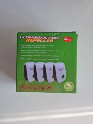 Repellente Ultrasuoni Insetti 4 Pezzi