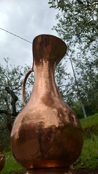 Vaso da arredo in rame