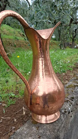 Vaso da arredo in rame