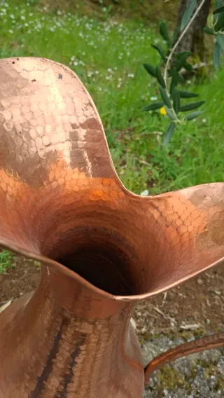 Vaso da arredo in rame