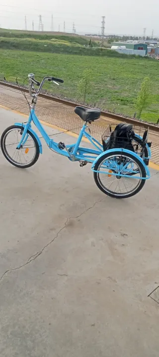 Triciclo para adulto azul