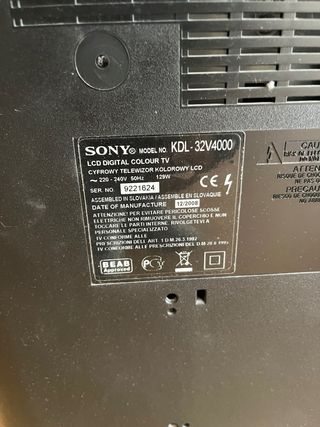 TV Sony Bravia 26” y 32”