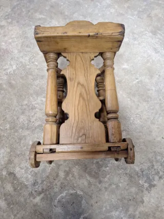 Tacata de madera antiguo