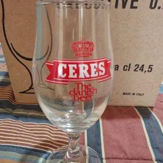 Set completo da 6 bicchieri calici birra Ceres 0.2