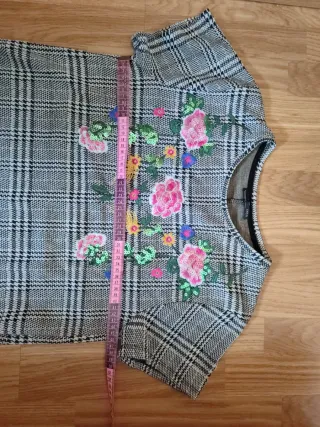 Vestido Zara estampado flores Talla M