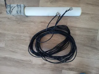 Antena 4G LTE Exterior 12dBi + 2x10m cable